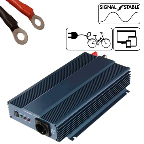Convertisseur 12V-230V Pur Sinus 1200W PowerLib