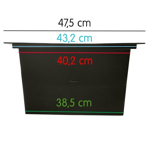 Bac  batterie encastrable 