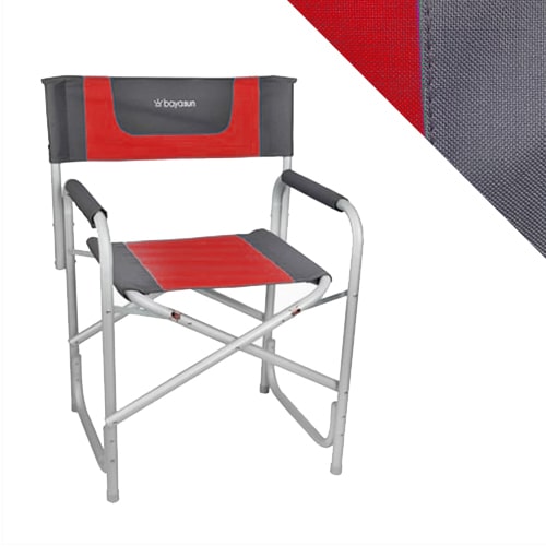 Fauteuil directeur Bayasun Gris-Rouge