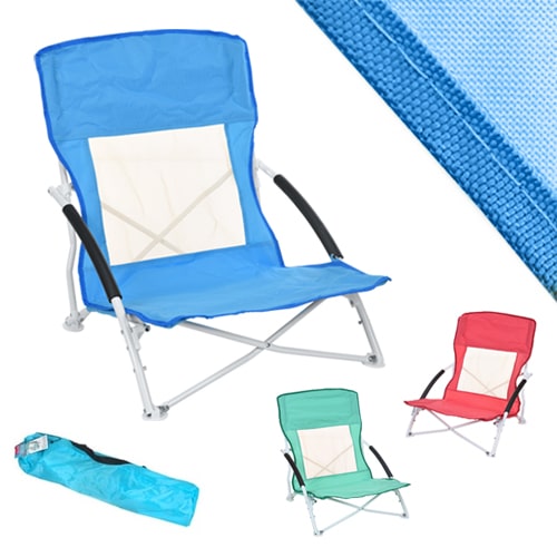 Travellife Chaise De Camping Pliable De Luxe Monaco Comfort Bleu