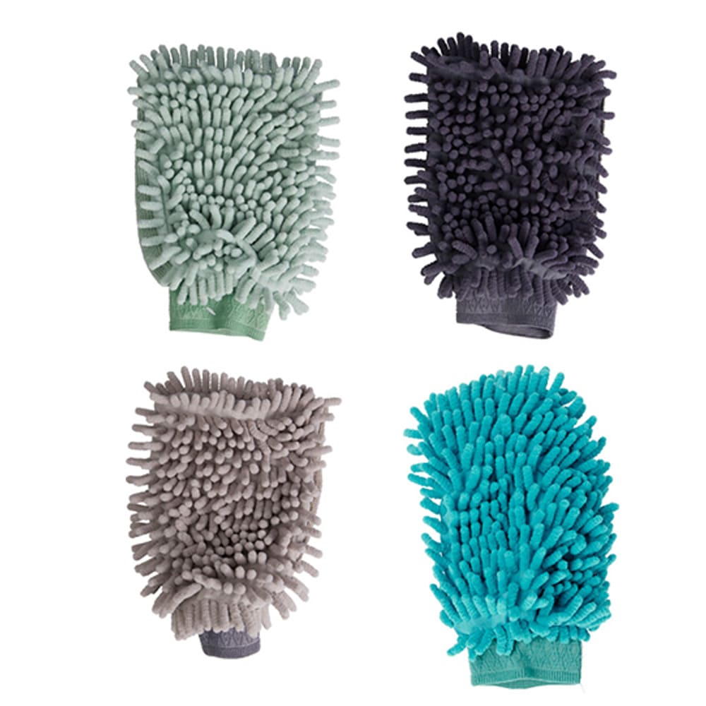 Gant de lavage microfibre chenille