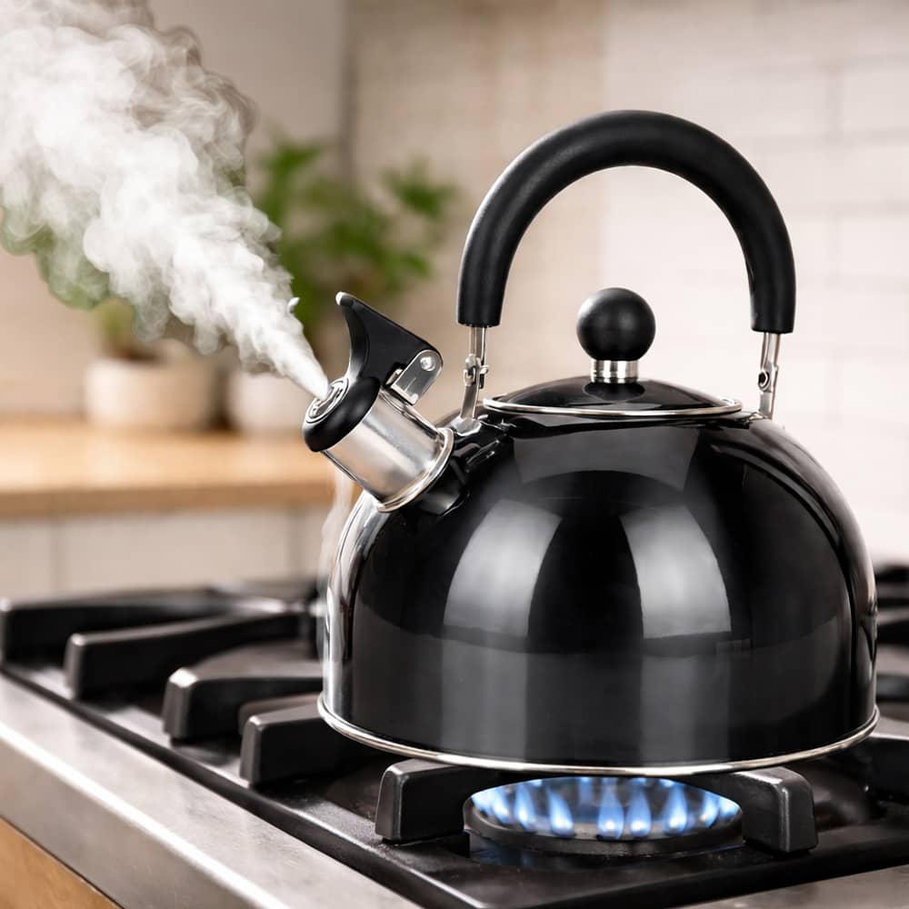 Bouilloire inox � sifflet 2,5