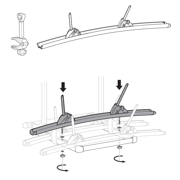 Kit 3me vlo Thule Elite G2