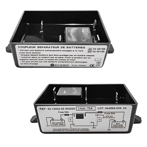 Coupleur séparateur SCHEIBER 3 batteries 300Ah-70A