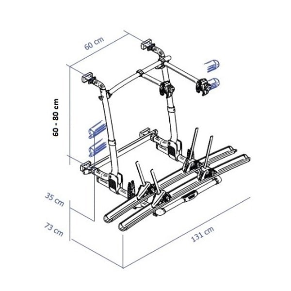 Porte-vlos THULE EXCELLENT Version Courte