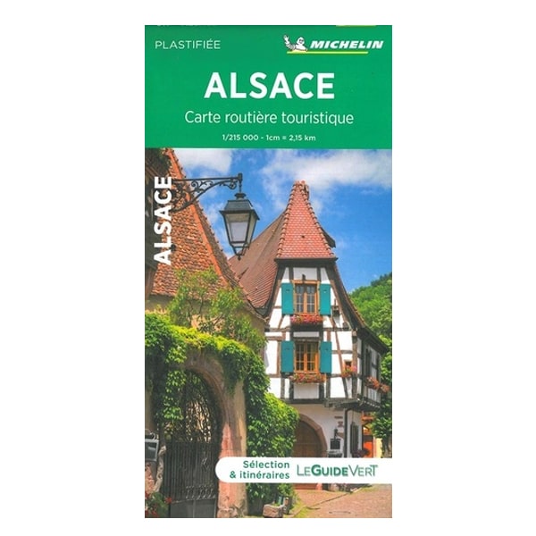 Carte Michelin Guide vert Alsace
