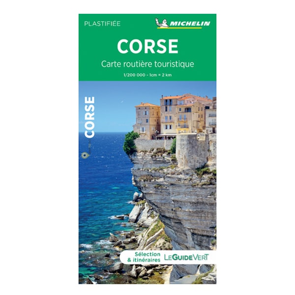 Carte Michelin Guide Vert Corse 