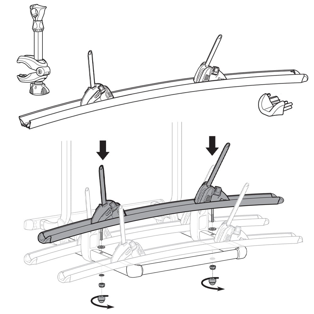Kit 3�me v�lo THULE Lift V16