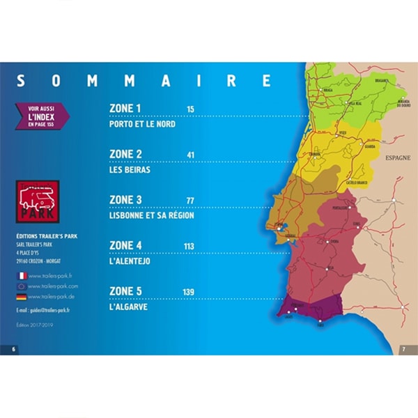 Guide PORTUGAL Aires de CC et parkings gratuits