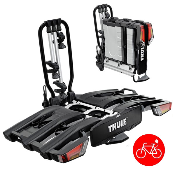 Porte-vélo de voiture pour la tête d'attelage: Thule VeloSpace