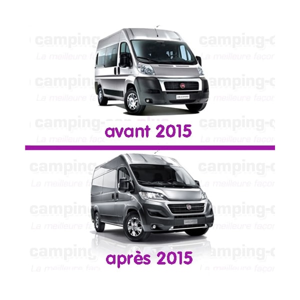 Coques rtros camping-car CARBEST Noires Ducato aprs 2007