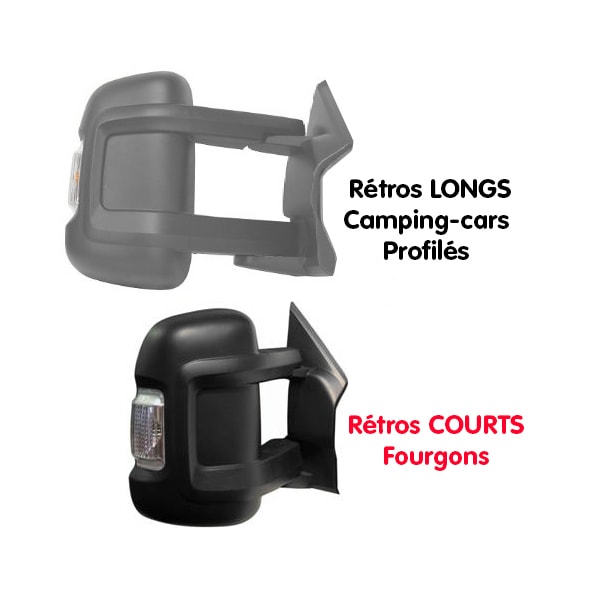 Coques rtros fourgon CARBEST Blanches Ducato de 2007  2024