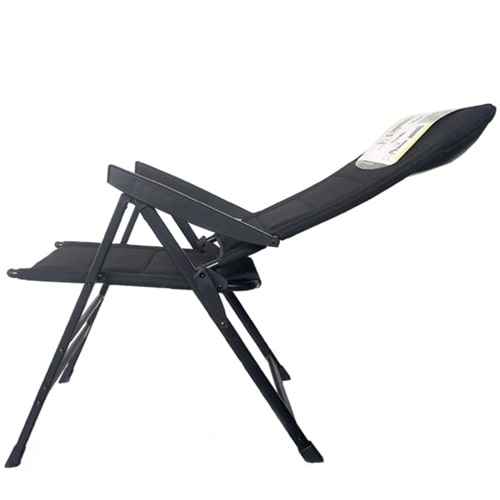 Fauteuil matelass alu Skye 3D Noir BRUNNER
