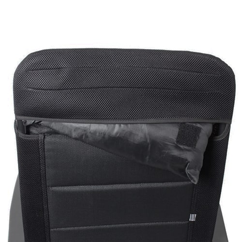 Fauteuil matelass alu Skye 3D Noir BRUNNER