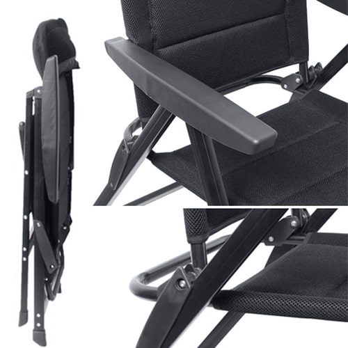 Fauteuil matelass Skye 3D Noir Brunner