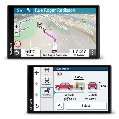 GPS Garmin Camper 780 + kit chargeur 230V