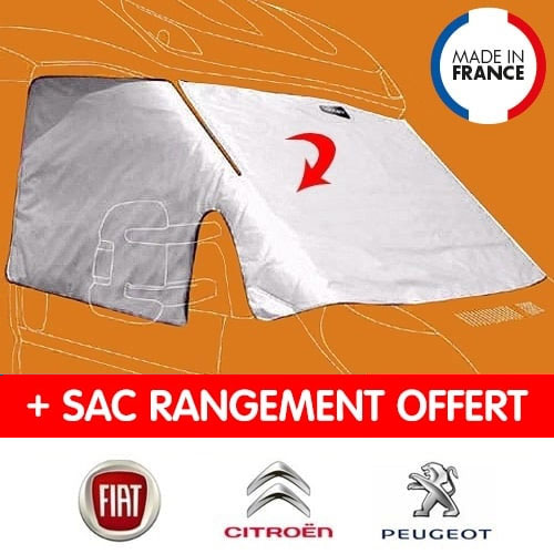 Pare-soleil VISIOPLAIR sur-mesure + sac pour Camping-car Intégral