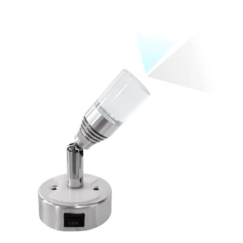 Spot LED sur bras 12V 1W 