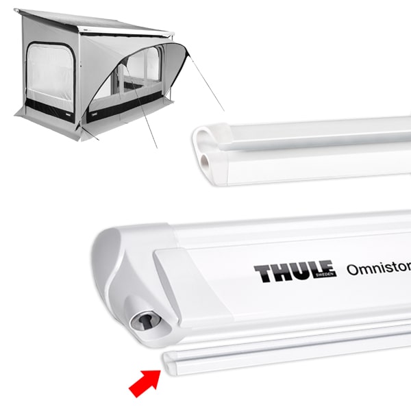 Rail fixation auvent Quickfit & Easylink Thule sur paroi