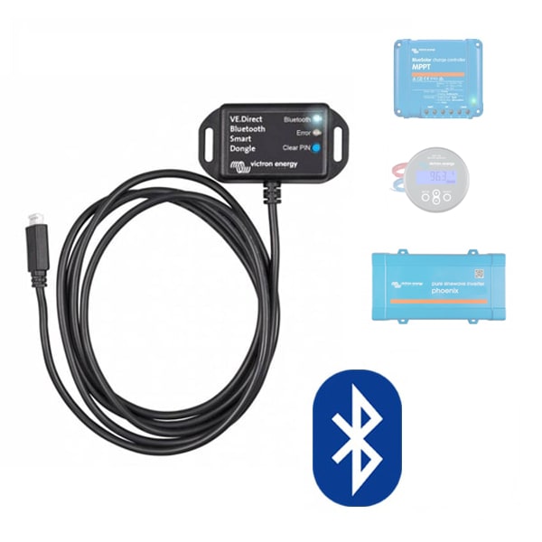 Adaptateur Bluetooth pour Victron BlueSolar, Phoenix