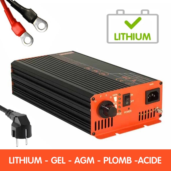 Chargeur de batterie Vechline 40A 230V 12V - Camping-car plus