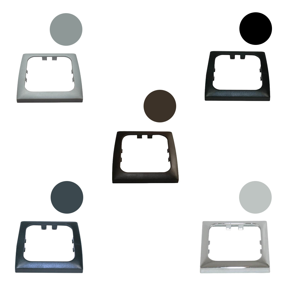 Cadre cache-vis pour prise simple C-Line HABA