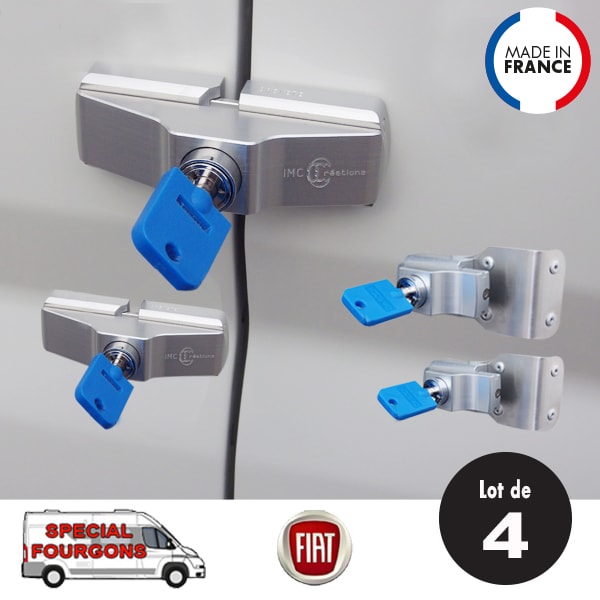 VERROU a cle IMC 1827 pour porte avant camping-car Fiat Ducato