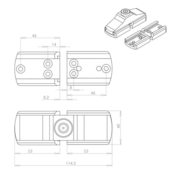 Lot de 4 verrous IMC Pack spcial Fiat Ducato de 2006  2021
