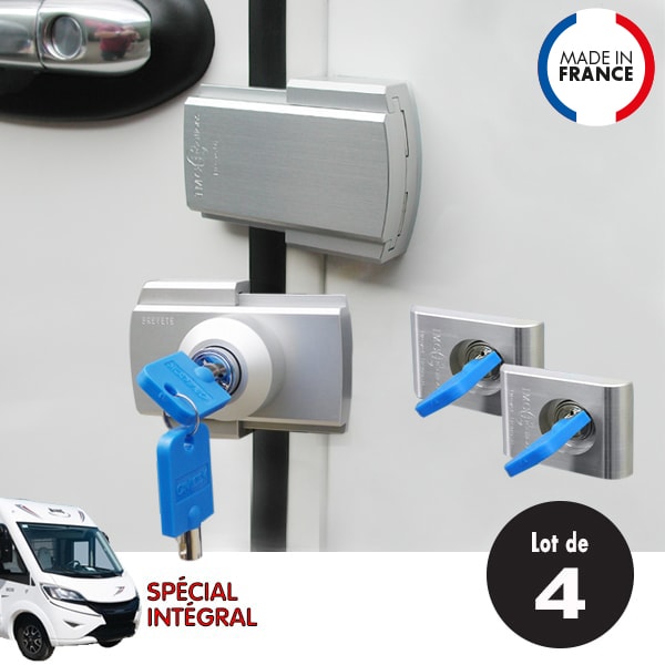 Lot de 3 Verrous IMC Porte cellule et coffres intégrés