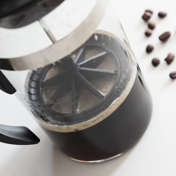 Cafetire en verre  piston 1 L
