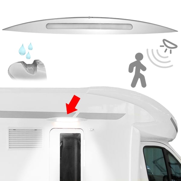 Lampe extérieure à LED pour caravane, équipement d'éclairage d