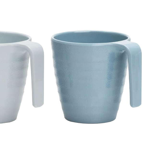 Lot de 4 Mugs Mlamine Shades of Blue