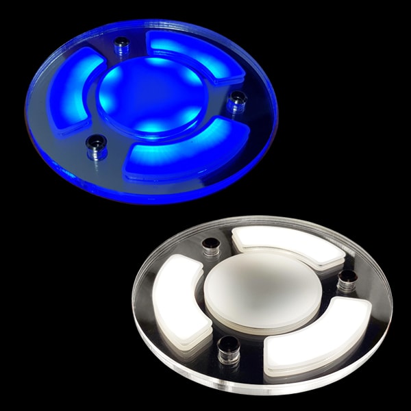 Ø8,5 Plafonnier LED 12v Camping Car Ultra Plat Rond Lampes de Plafond  Dimmable