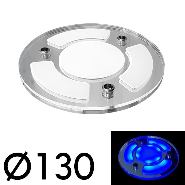 Plafonnier LED 12V 4W 130 mm