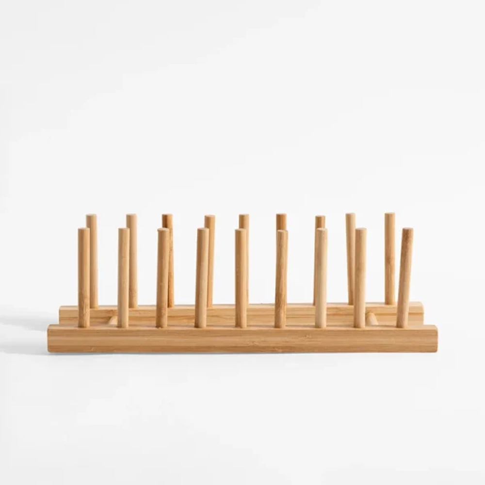 Range-assiettes en bambou