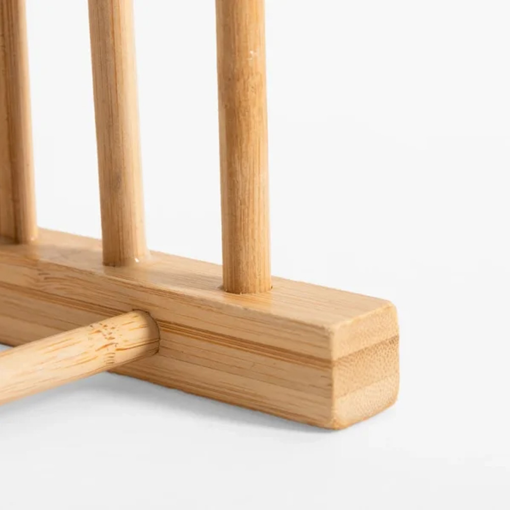 Range-assiettes en bambou