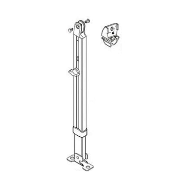 Patte de fixation pied droit pour store F80S
