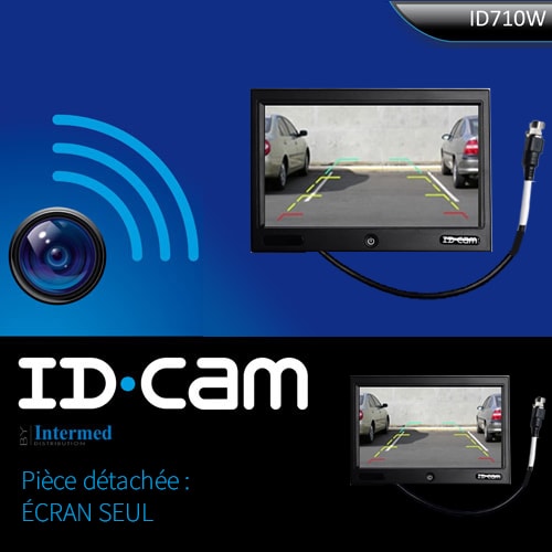 Moniteur pour camera de recul IDCAM 710WB