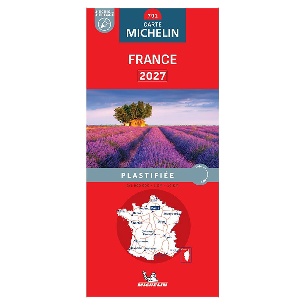 Carte de France plastifi�e Michelin 2027