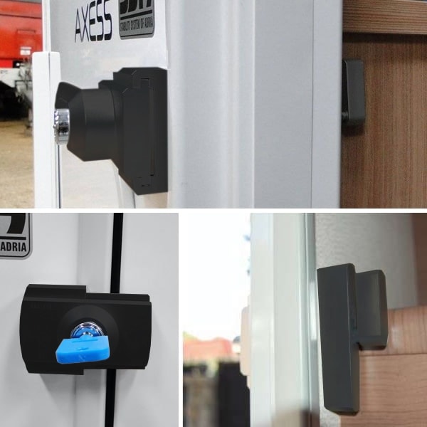 Verrou IMC porte cellule noir