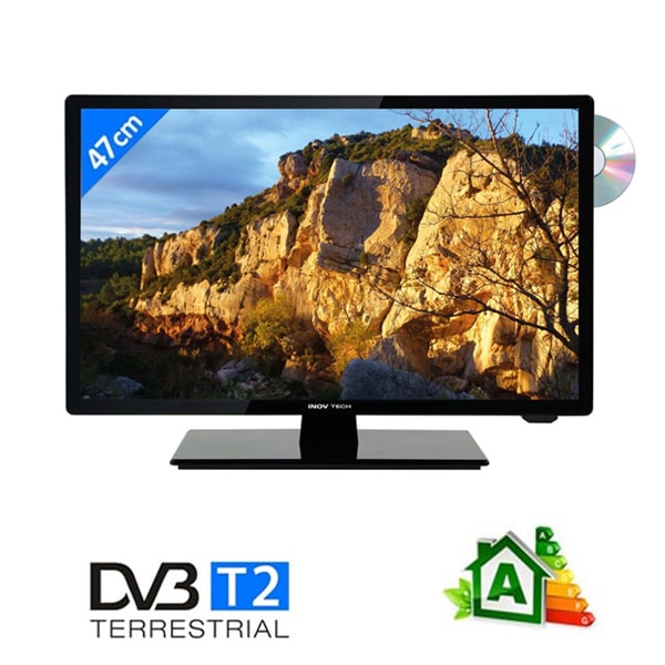 TV HD LED DVD T2 47cm INOVTECH