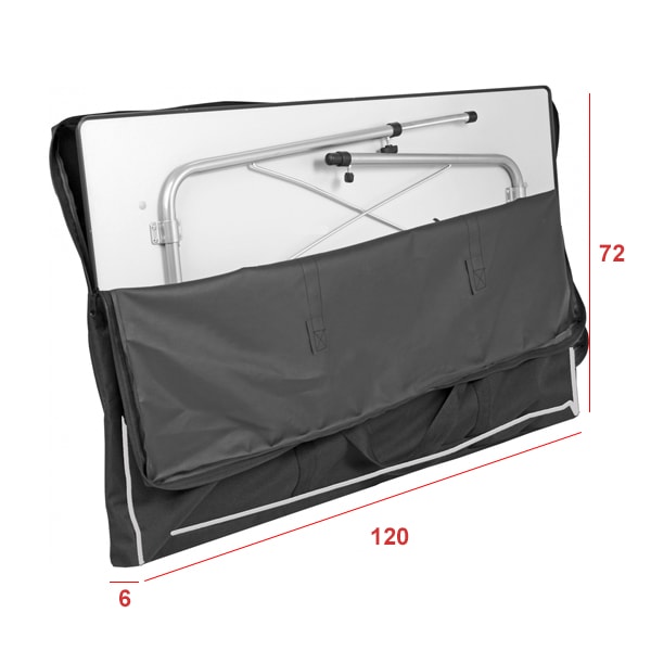 Housse de protection et transport pour table L 120x72x6cm