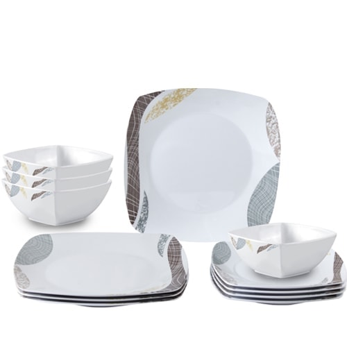 Lot de vaisselle Mlamine KHADI