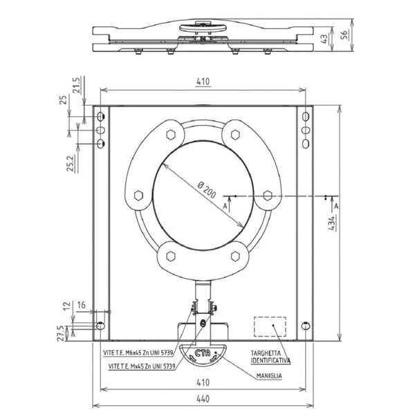 Embase PIVOTANTE Chauffeur ou Passager Ducato X250 X290