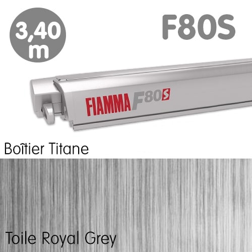 Nouveau Store FIAMMA F80S 3m40 Titanium Fourgon
