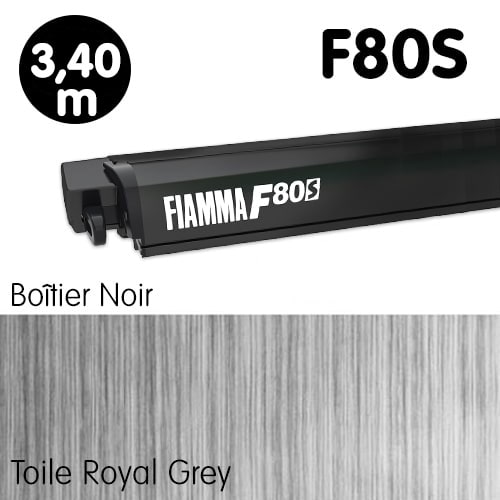 Nouveau Store FIAMMA F80S 3m40 Noir Fourgon