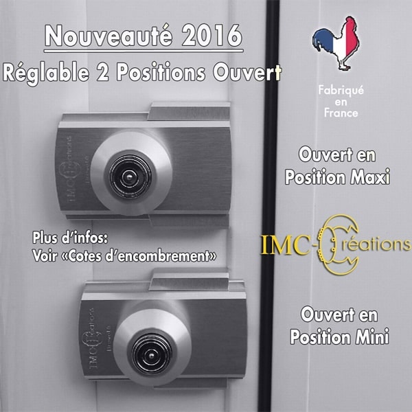 Lot de 2 Verrous IMC coffre et soute