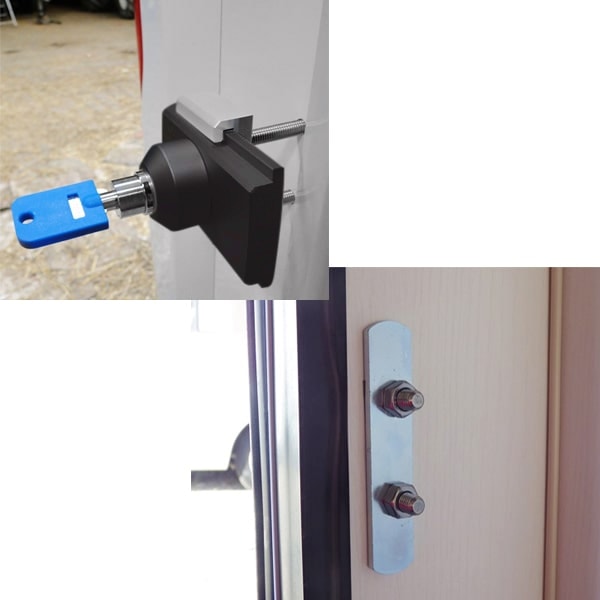 Lot de 2 Verrous IMC coffre et soute noir