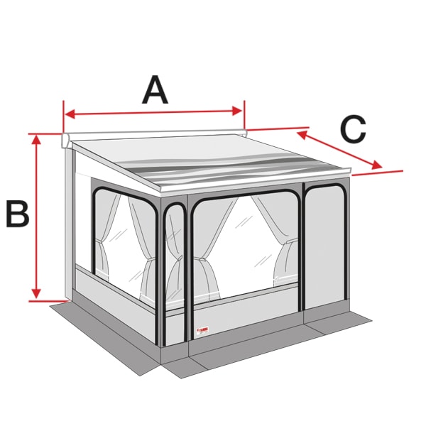 PRIVACY ROOF FIAMMA 3M75 MEDIUM