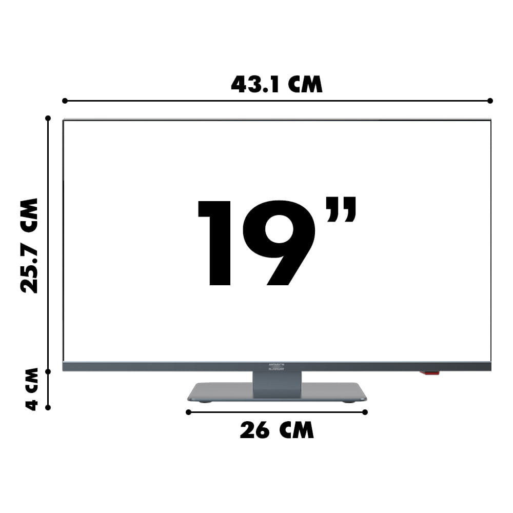 Smart TV LED HD 48 cm 19 pouces Google TV ANTARION
